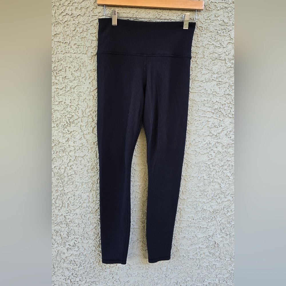 Athleta Elation Ribbed Black Tight - Picture 2 of 8